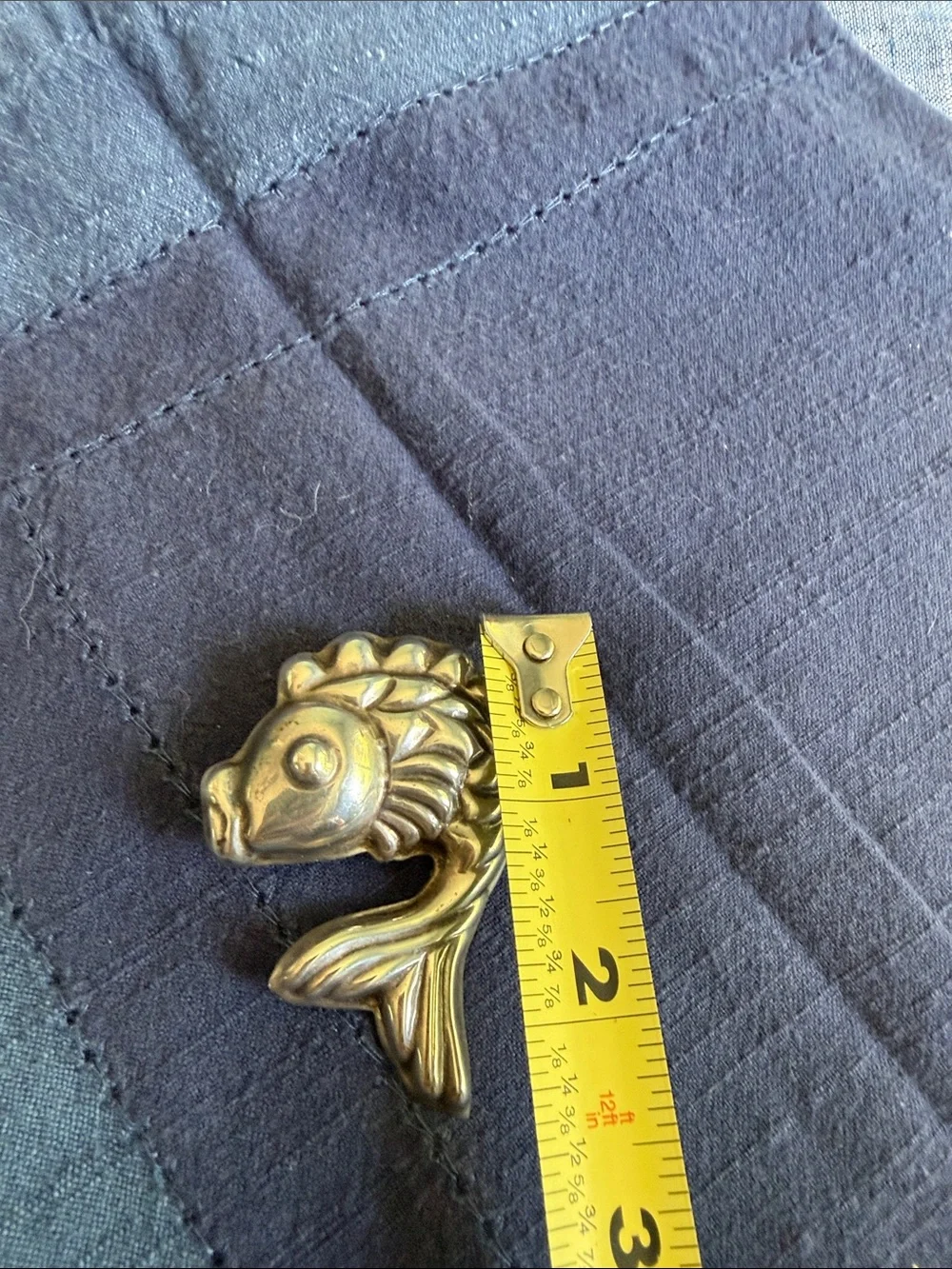Vintage Taxco Mex Sterling Fish Convert Pin Pendant Brooch 925 25g